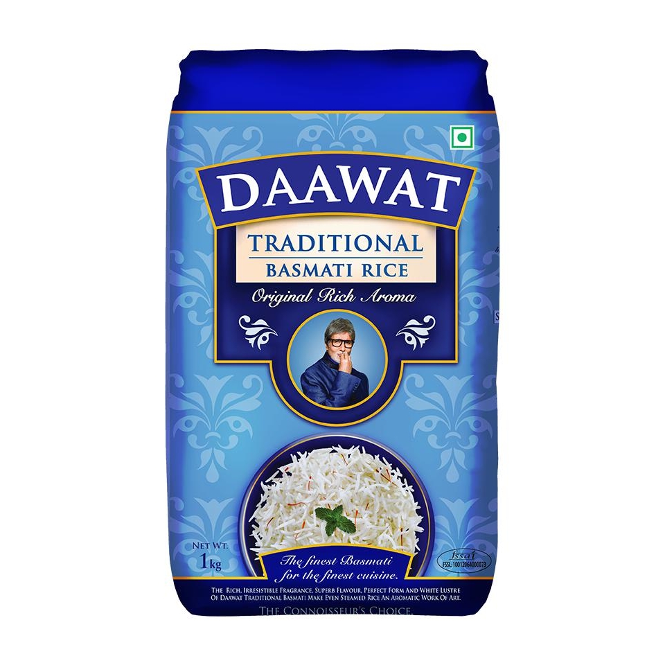 Daawat Basmati Rice - Traditional - 1 Kg