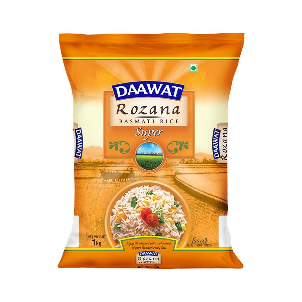 Daawat Basmati Rice - Rozana Super - 1 Kg