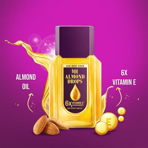 Bajaj Almond Drops Hair Oil - 185 ml