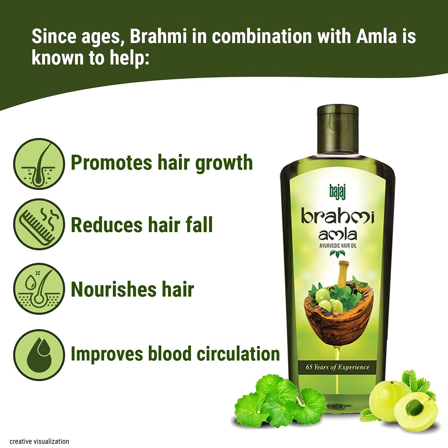 Bajaj Brahmi Amla Ayurvedic Hair Oil - 180 ml