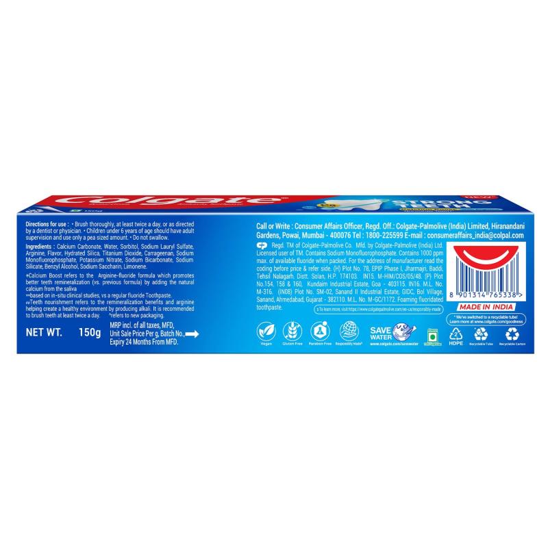 Colgate Strong Teeth - With Amino Shakti - 150 g
