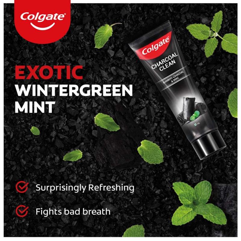Colgate Charcoal Clean Bamboo & Mint Toothpaste - 240 g