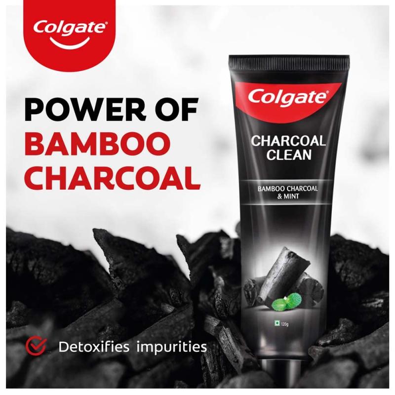Colgate Charcoal Clean Bamboo & Mint Toothpaste - 240 g