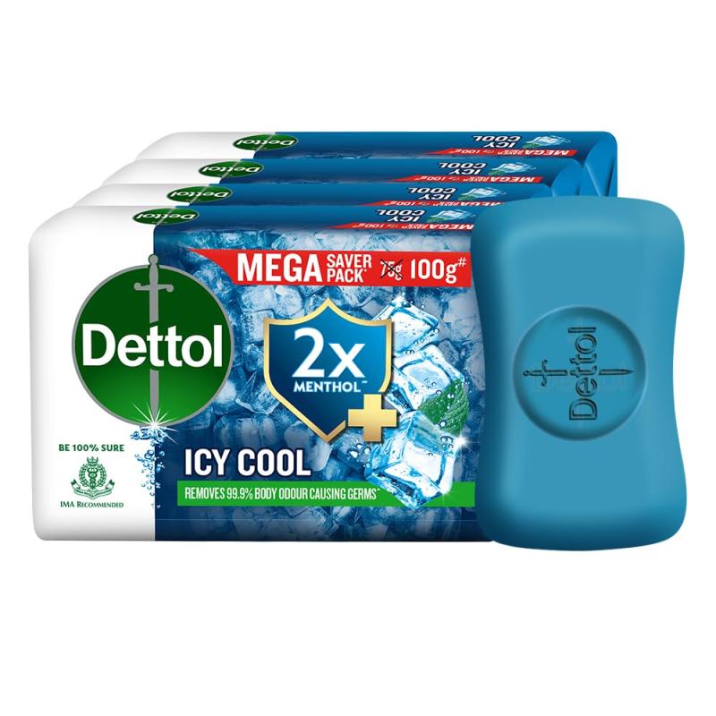 Dettol Cool Soap - 4 x 100 g