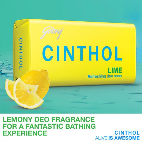 Cinthol Lime Soap - 4x100 g
