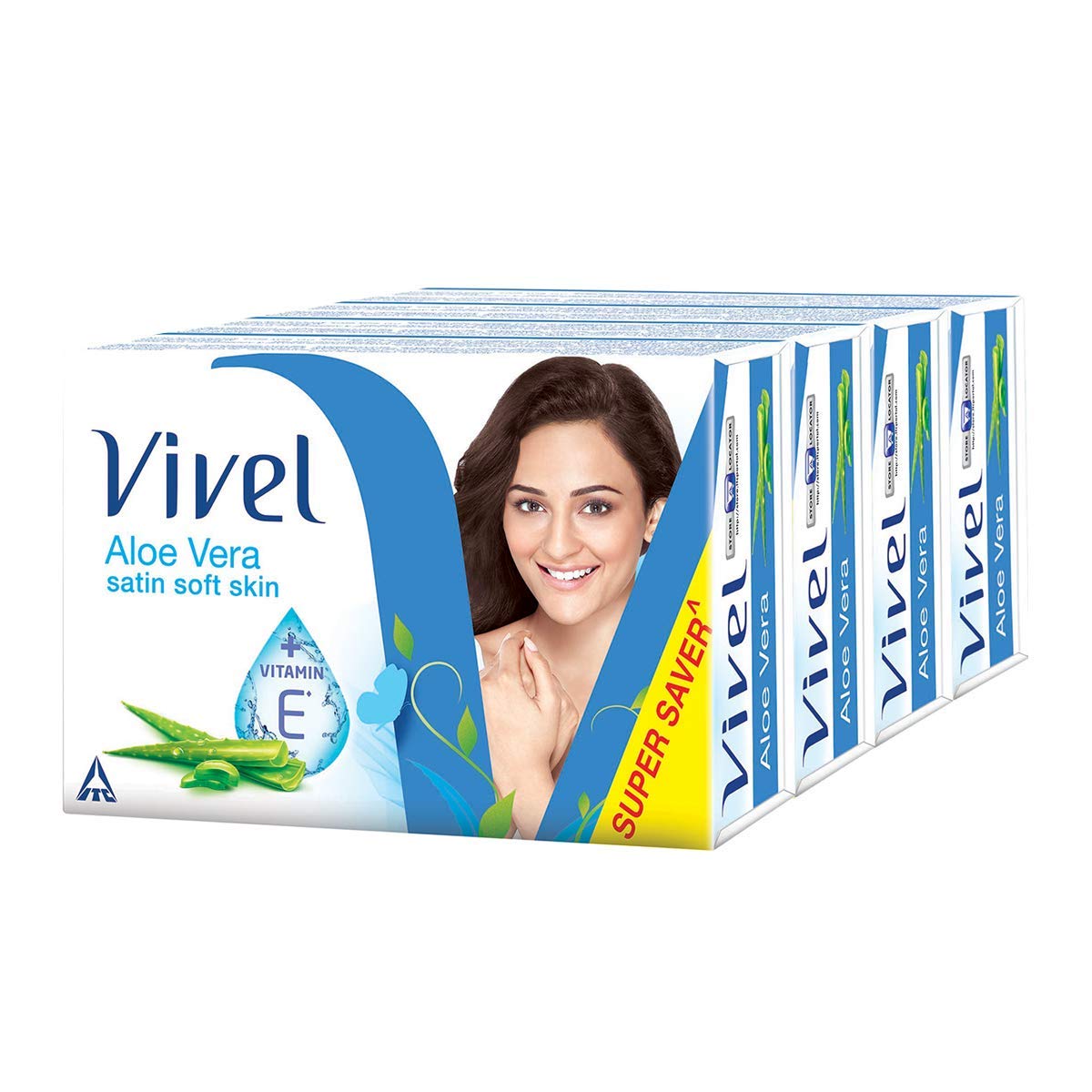 Vivel Aloe Vera Bathing Soap - 4x150g