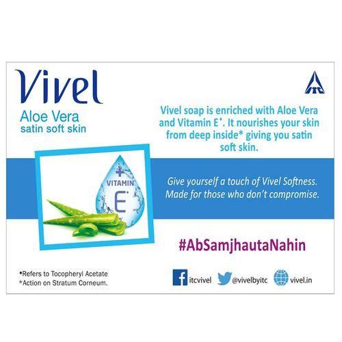 Vivel Aloe Vera Bathing Soap - 4x150g