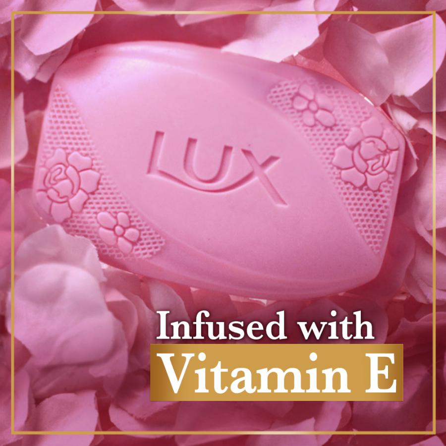 Lux Rose & Vitamin E Soap For Glowing Skin - 100 g
