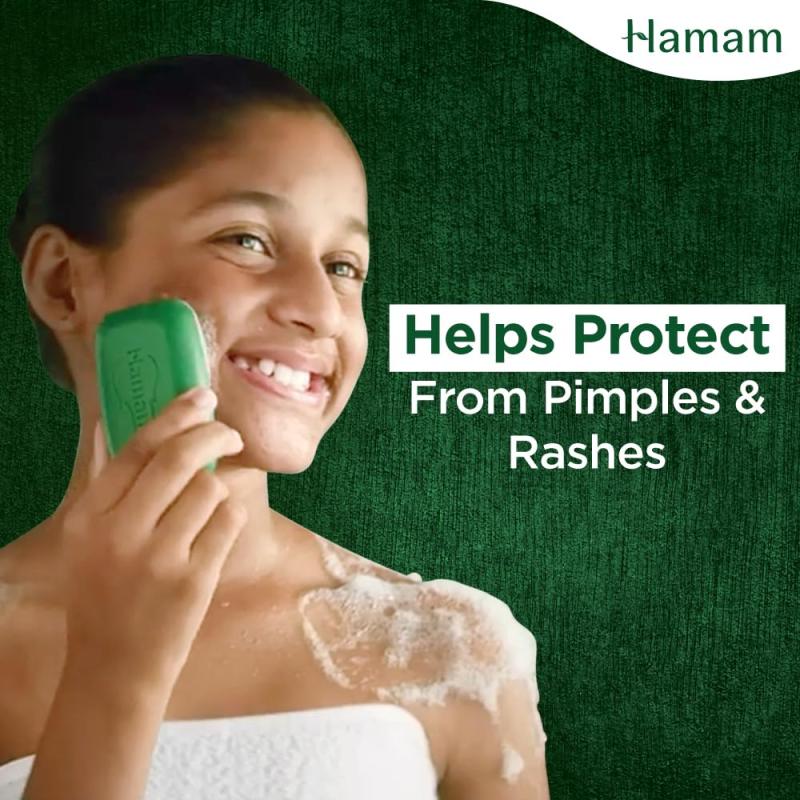 Hamam Soap - Neem Tulsi and Aloevera - 150 g (Pack of 3)