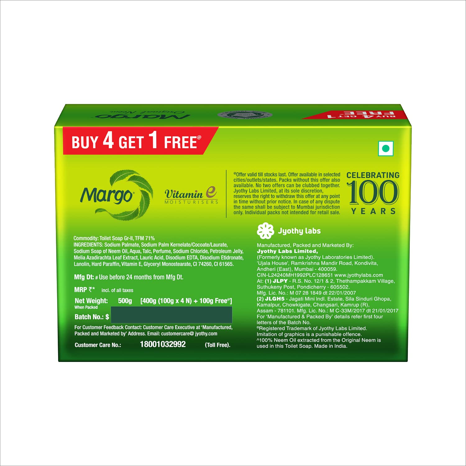 Margo Soap - Original Neem - 5x100 g