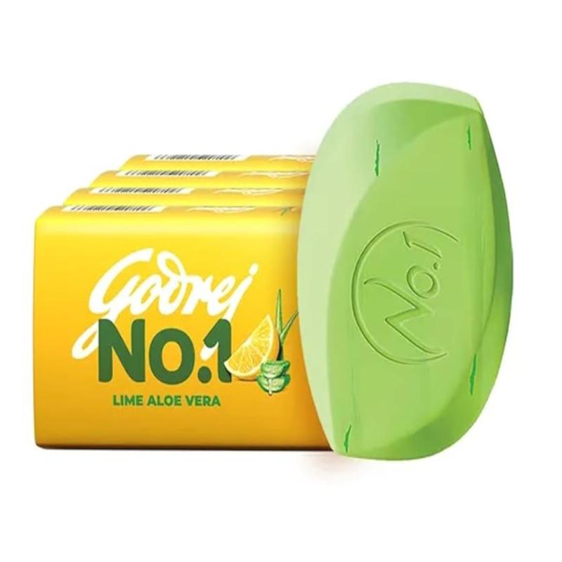 Godrej No.1 Lime & Aloe Vera Soap - 4x150 g
