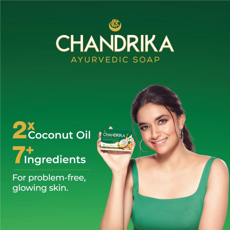 Chandrika Bathing Soap - Ayurvedic - 125 g