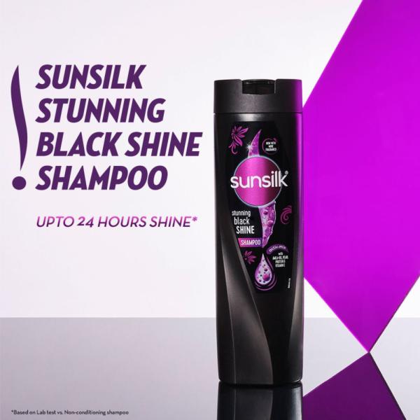 Sunsilk Stunning Black Shine Shampoo - 180 ml