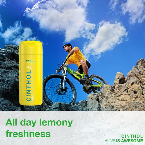 Cinthol Talc Powder - Lime - 300 g