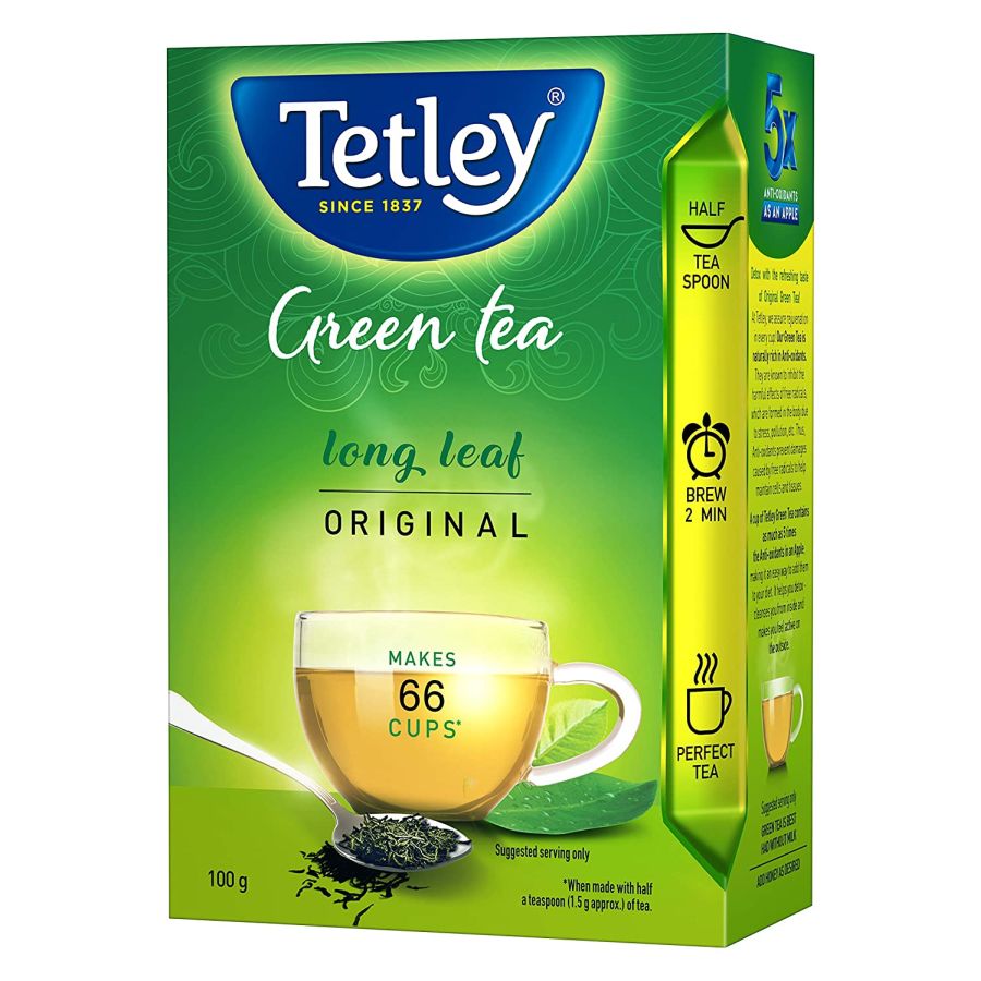 Tetley Green Tea - Long Leaf Original - 100 g