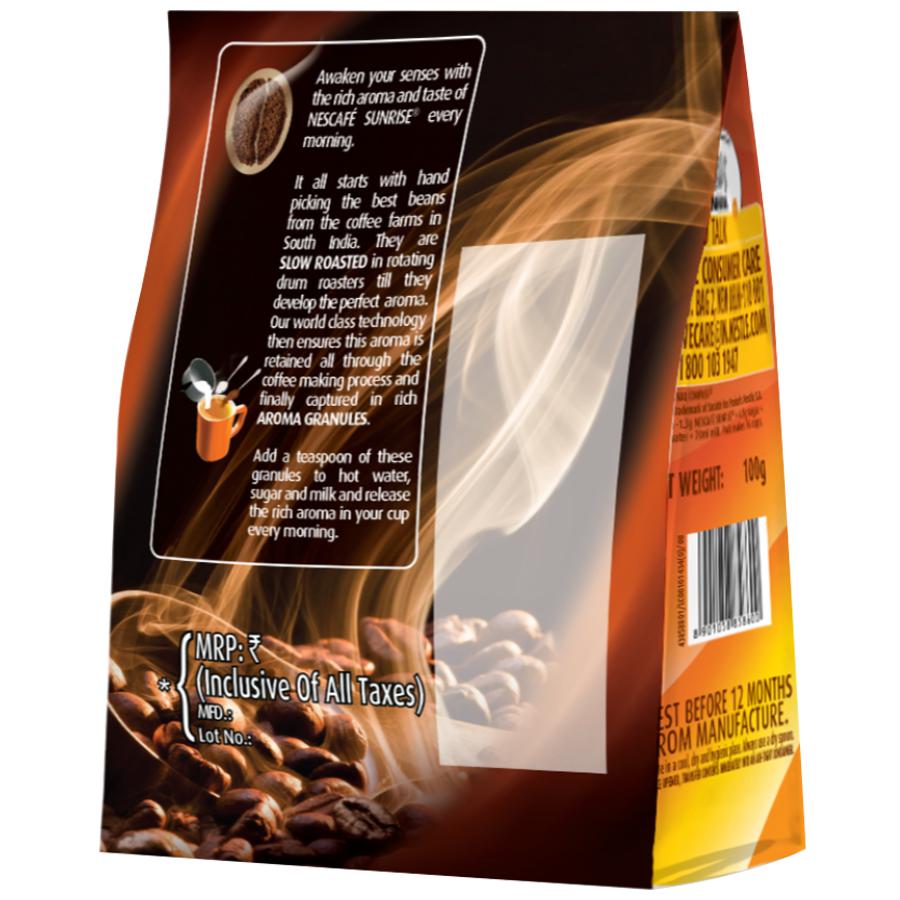 Nescafe Sunrise Instant Coffee (Pouch) - 90 g