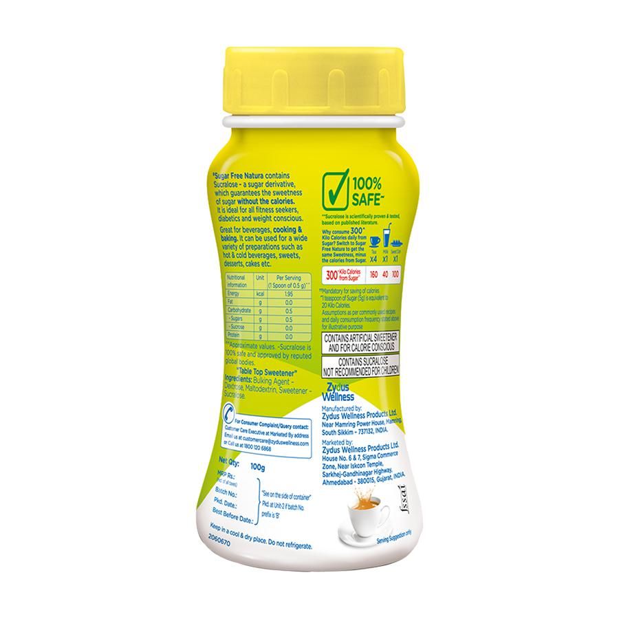 Sugar free Natura Low Calorie Sweetener - 100 g