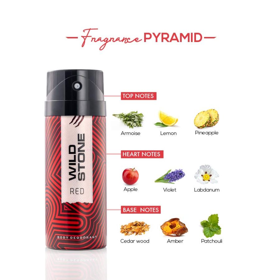 Wild Stone Red Deodorant Spray - 150 ml