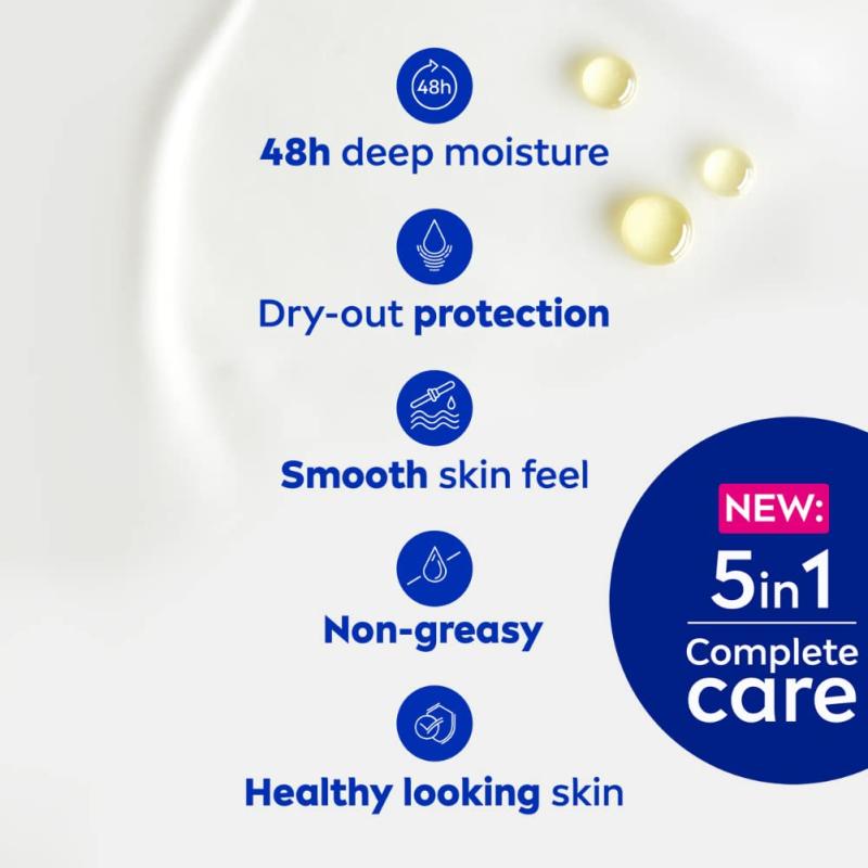 Nivea Shea Smooth Body Lotion for Dry Skin - 75 ml