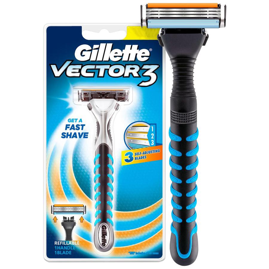 Gillette Vector 3 Shaving Razor - 1 pcs