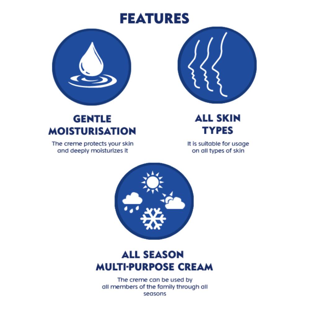 Nivea Blue Moisturiser Cream - 100 ml