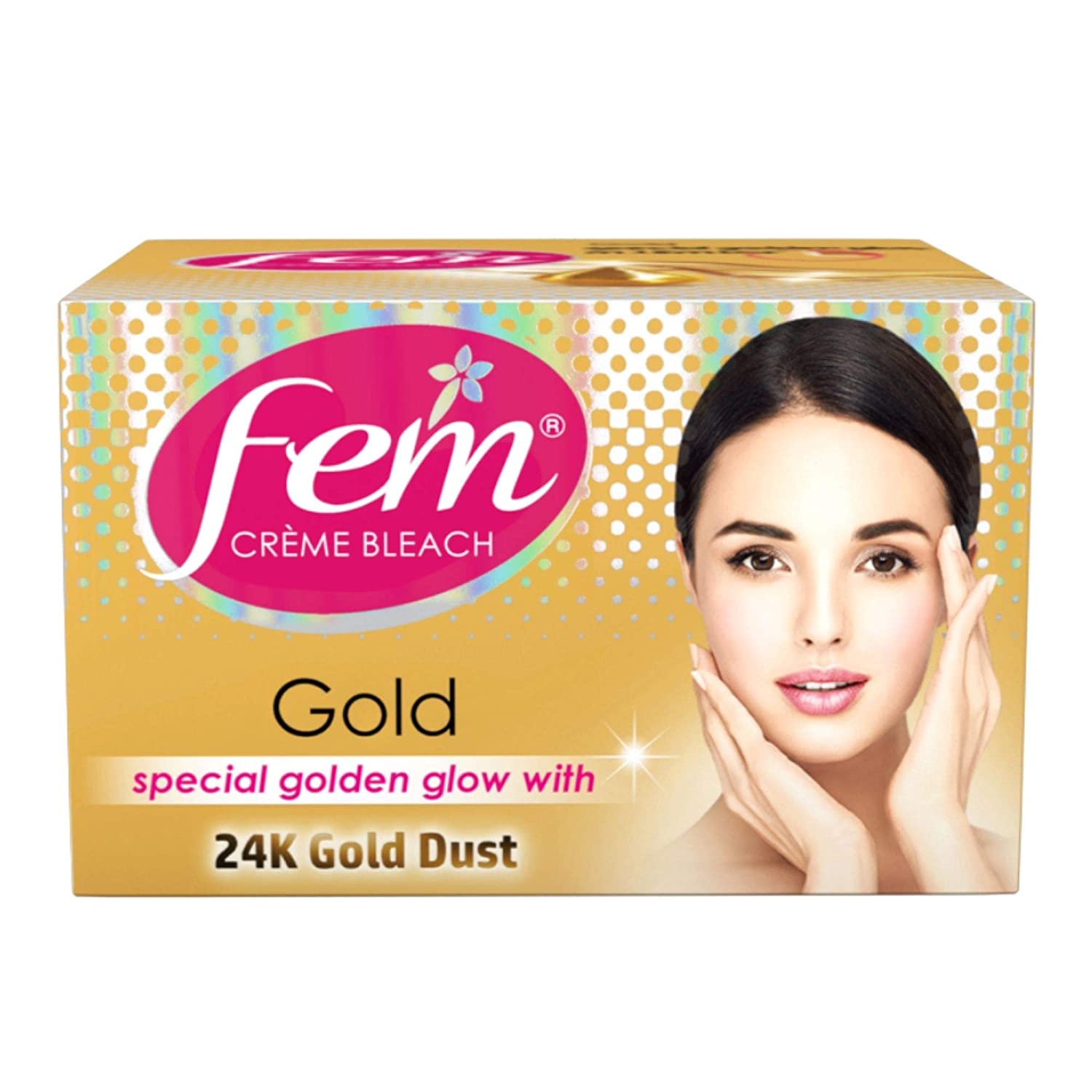 Fem Gold Creme Skin Bleach - Golden - 64 g