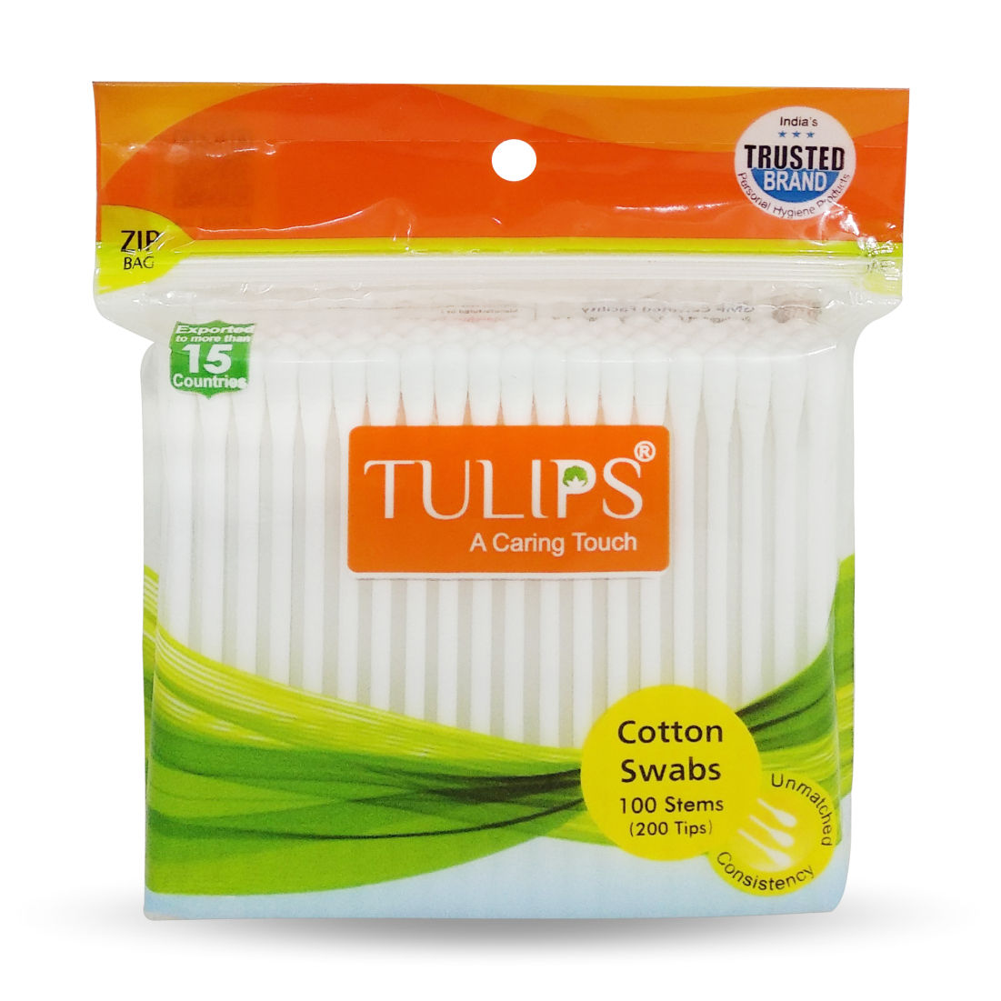 Ears Cotton Buds, 100 pcs Pouch - 100PCS