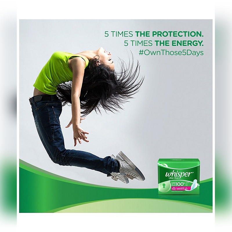 Whisper Ultra Clean Sanitary Pads - XL Plus - 15 pcs
