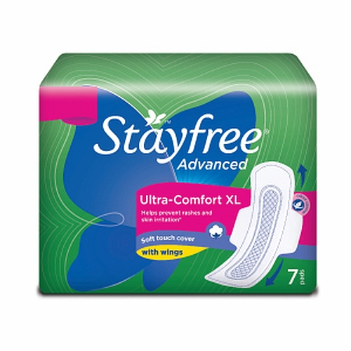 STAYFREE Advanced Ultra Comfort XL   Sanitary Pads - 7 pcs