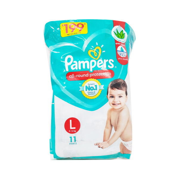 Pampers All Round Protection Pants - L - (9 - 14 kg) - 11 PCS
