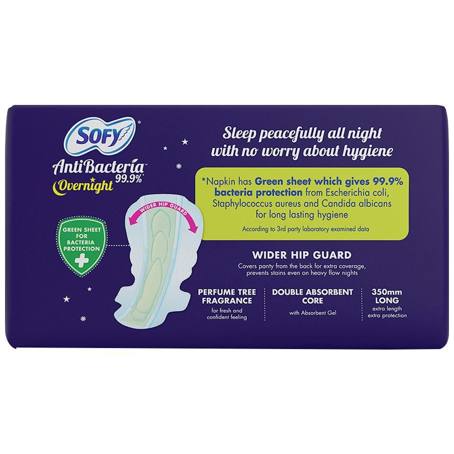 Sofy Antibacteria Overnight Pads - XXL - 5 pcs