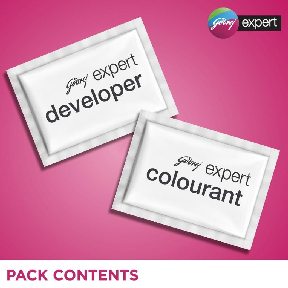 Godrej Expert Rich Creme - Black Brown (3.00) Hair Colour - 20 ml