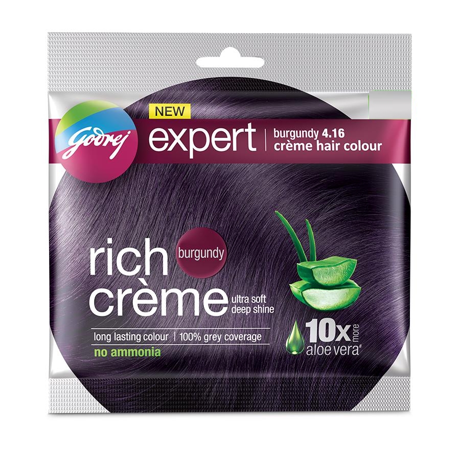 Godrej Expert Rich Creme - Burgundy (4.16) Hair Colour - 20 ml