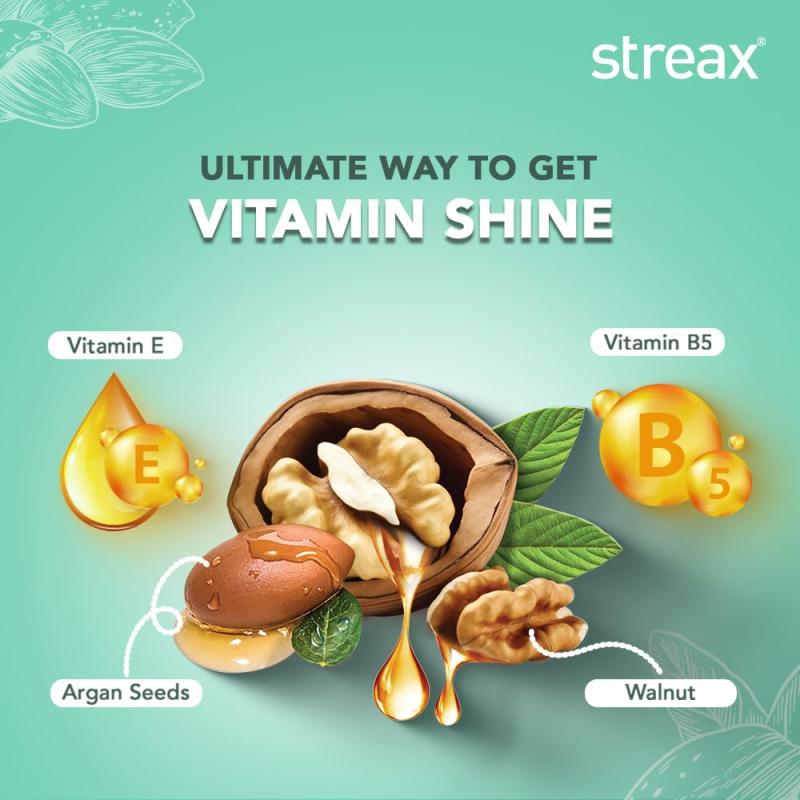 Streax Cream Hair Colour - (1  Natural Black) - 120 ml