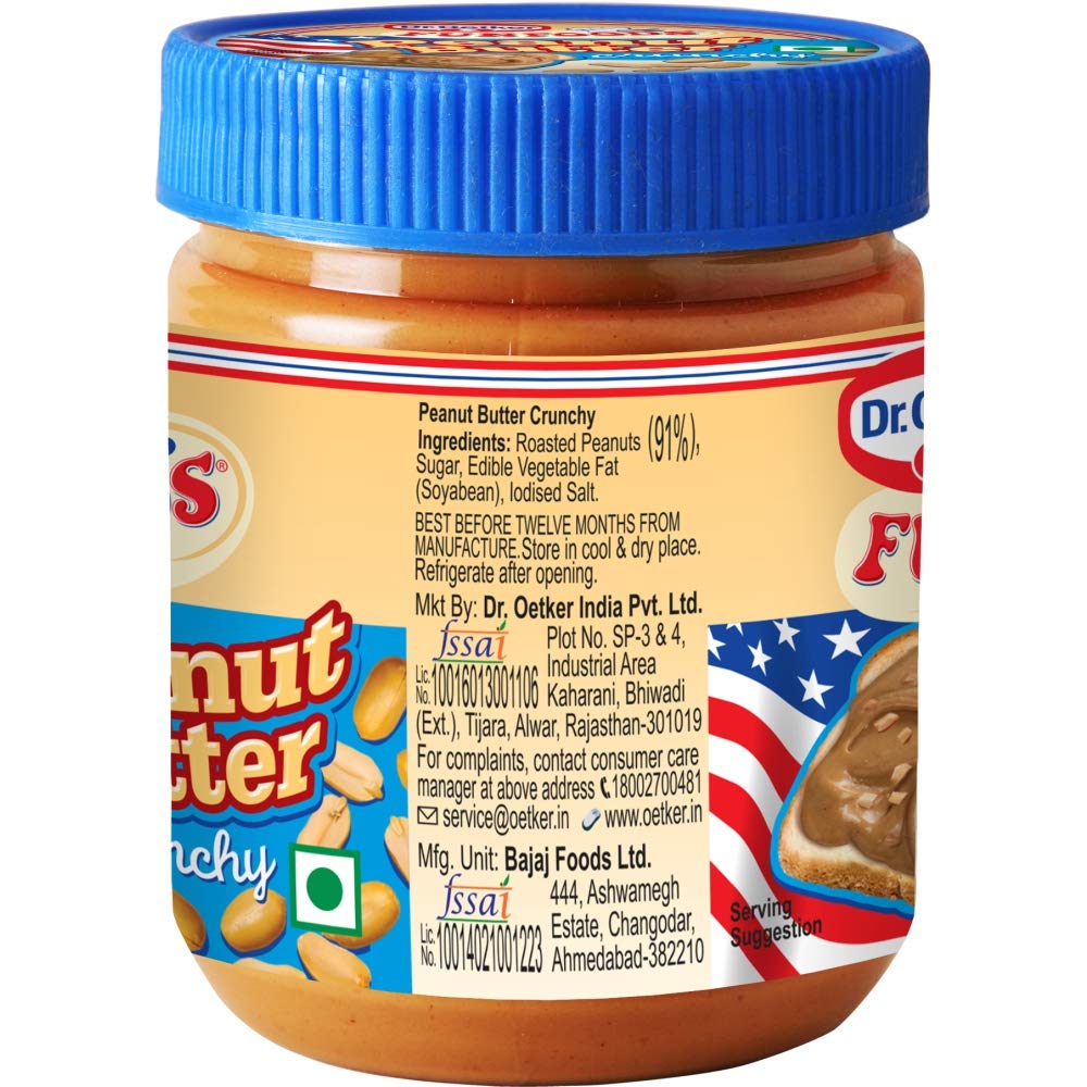 Dr. Oetker FunFoods Peanut Butter Crunchy - 375 g