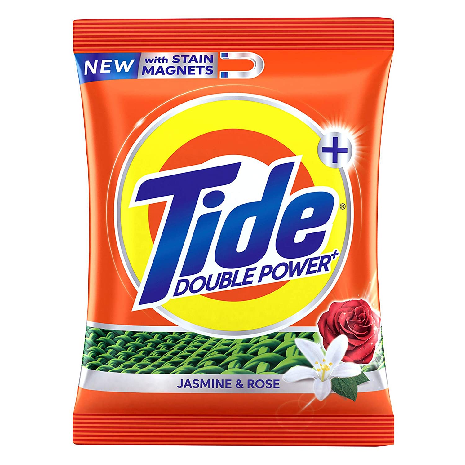 Tide Plus Double Power Detergent Powder-Jasmine & Rose - 1 kg