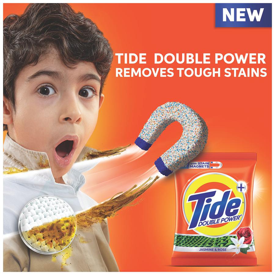 Tide Plus Double Power Detergent Powder-Jasmine & Rose - 2 kg