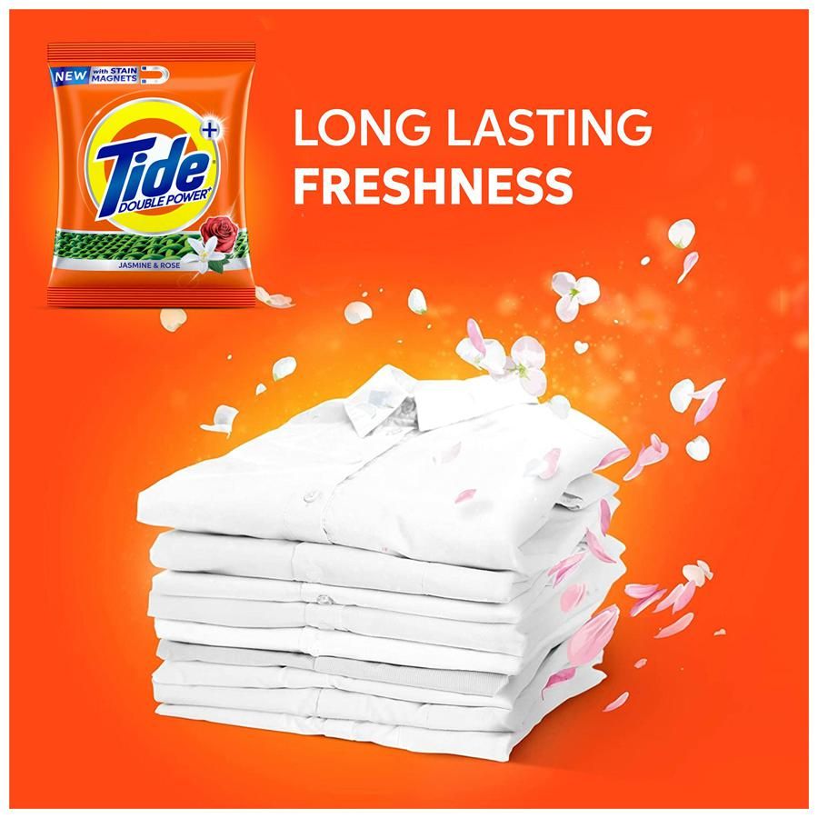 Tide Plus Double Power Detergent Powder-Jasmine & Rose - 2 kg