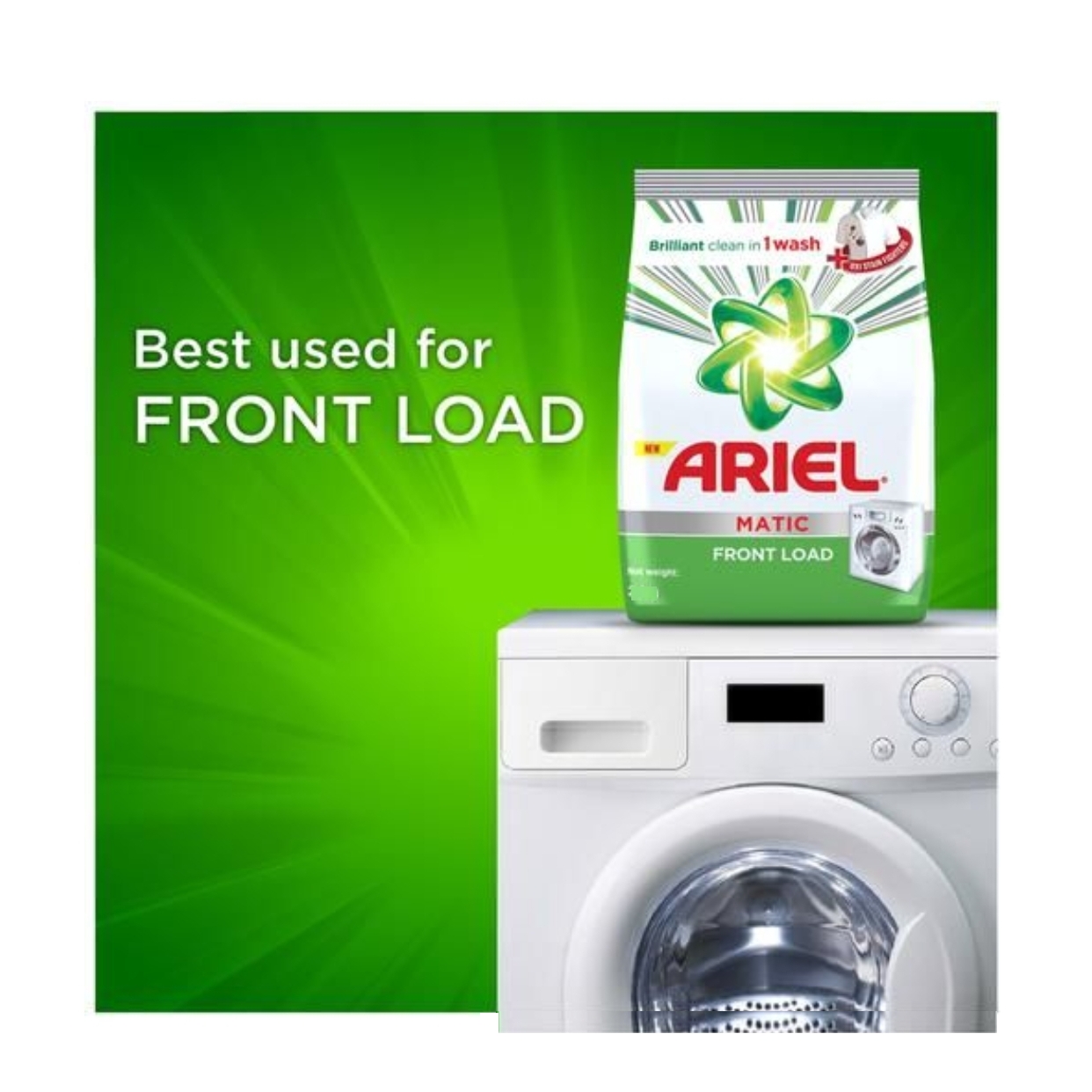 Ariel Matic Front Load Detergent Washing Powder - 500 g