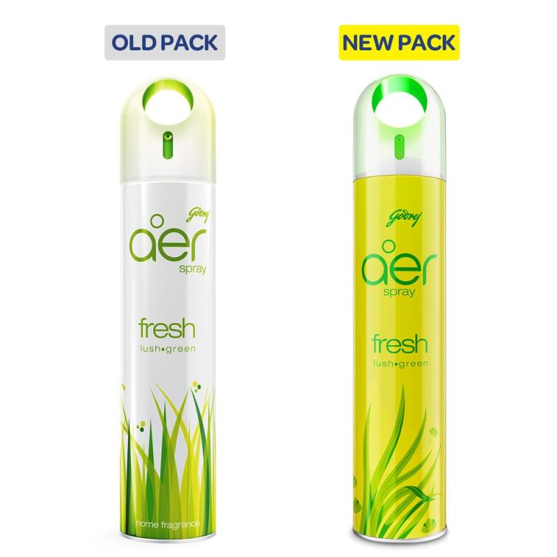 Godrej Aer Spray - Fresh Lush Green - 220 ml
