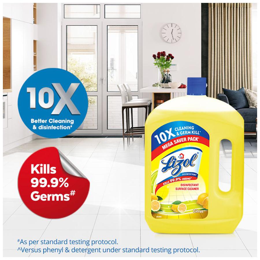 Lizol Floor Cleaner Liquid - Citrus - 2 L