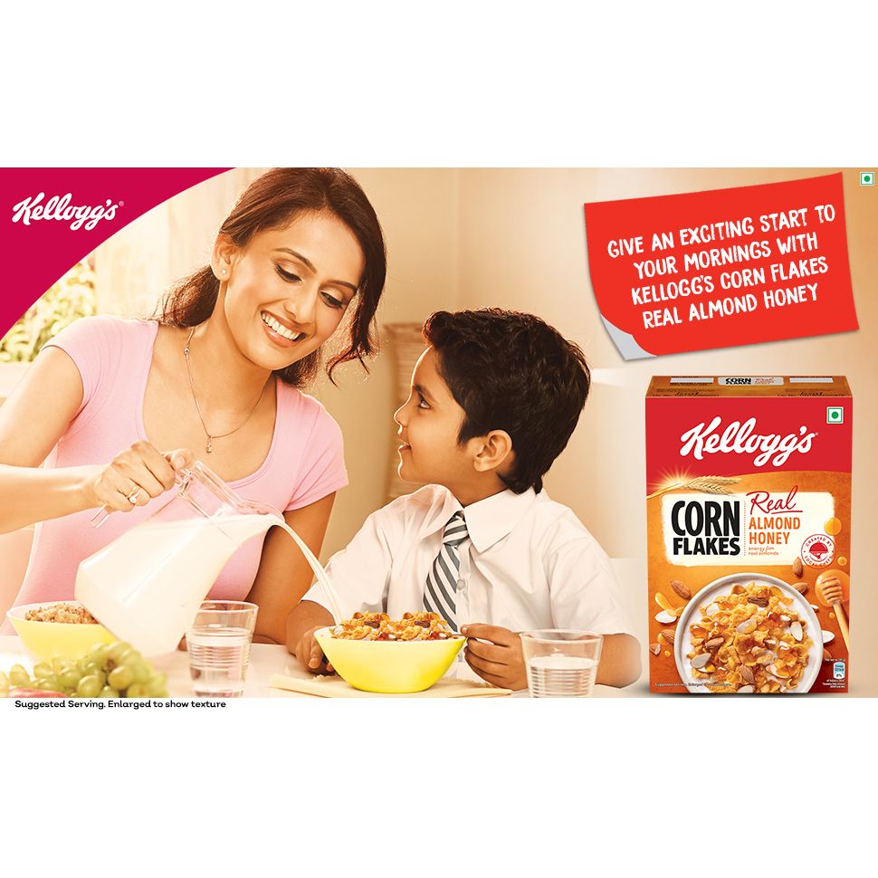 Kelloggs Corn Flakes With Real Almond & Honey - 650 g