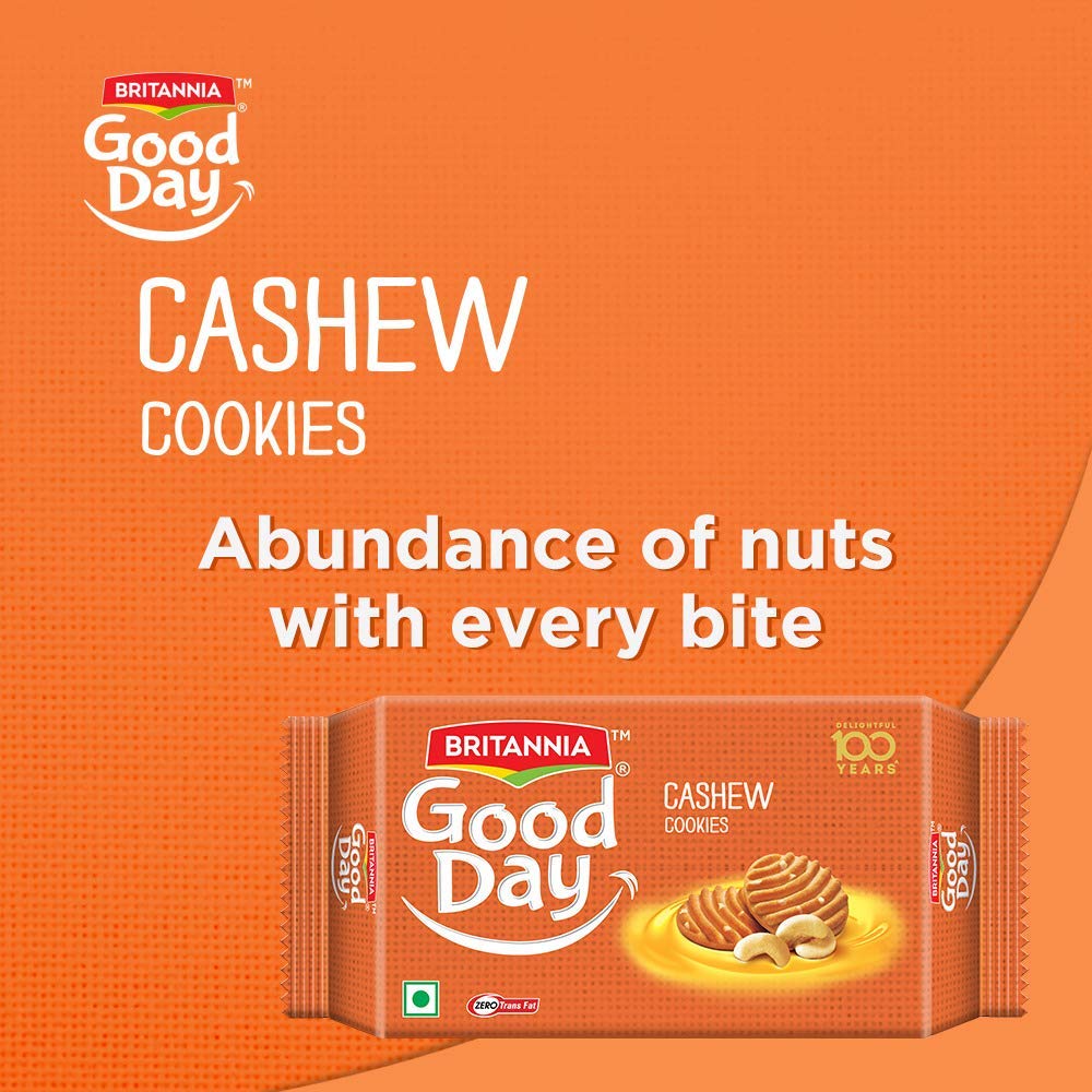 Britannia Good Day Cashew Cookies - 200 g