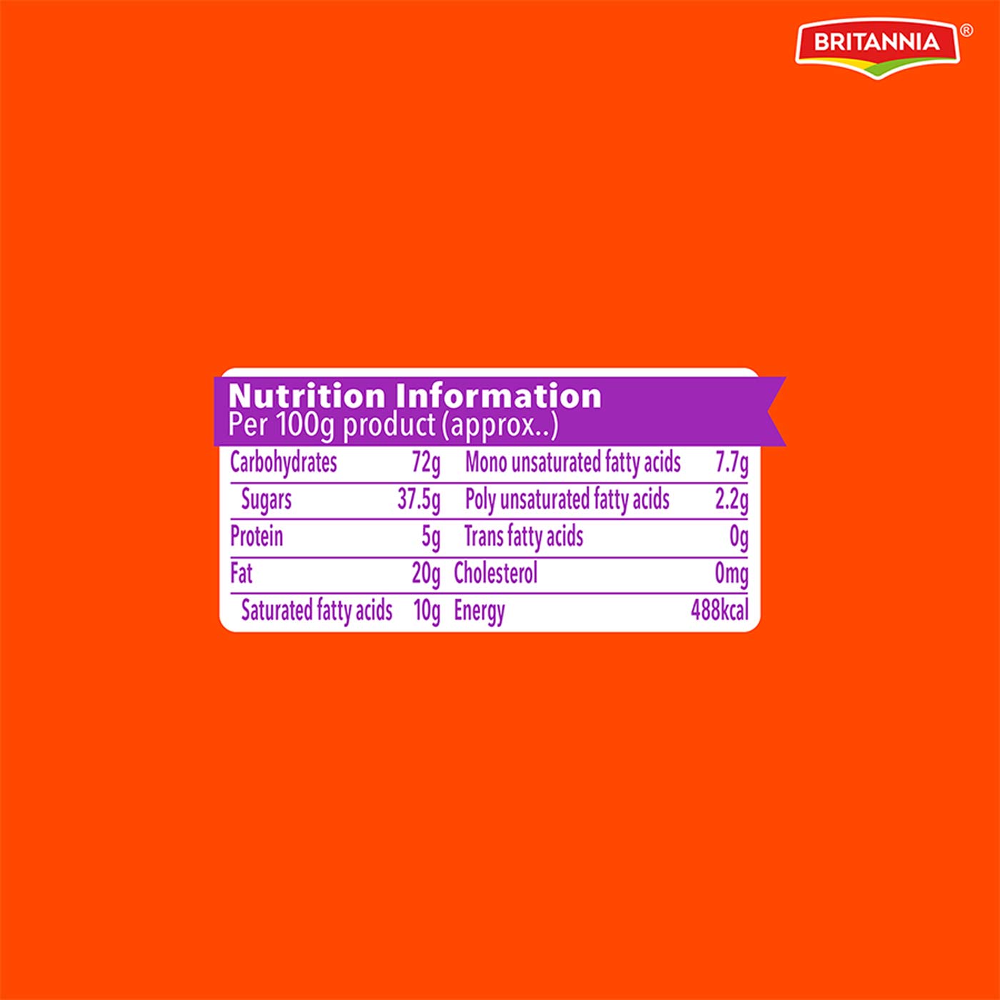 Britannia Bourbon Chocolate Cream Biscuits - 50 g