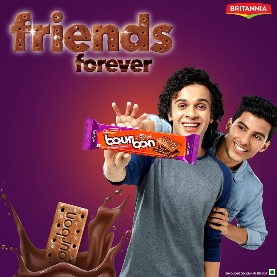 Britannia Bourbon Chocolate Cream Biscuits - 50 g