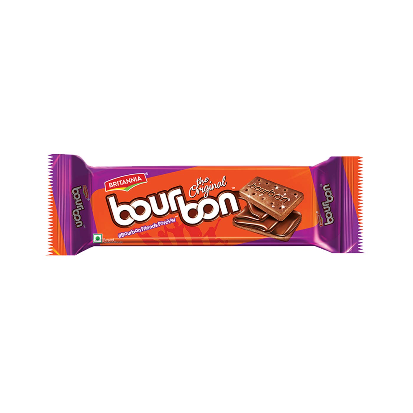 Britannia Bourbon Chocolate Cream Biscuits - 100 g