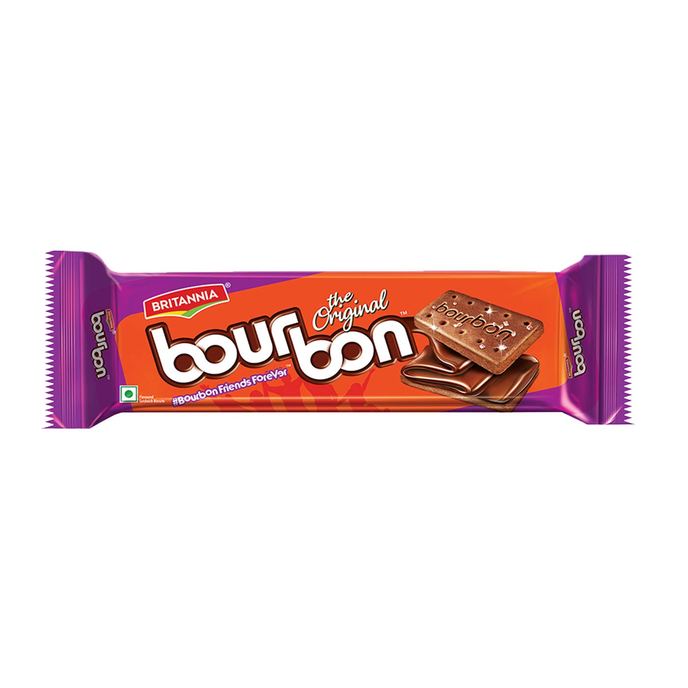 Britannia Bourbon Chocolate Cream Biscuits - 150 g