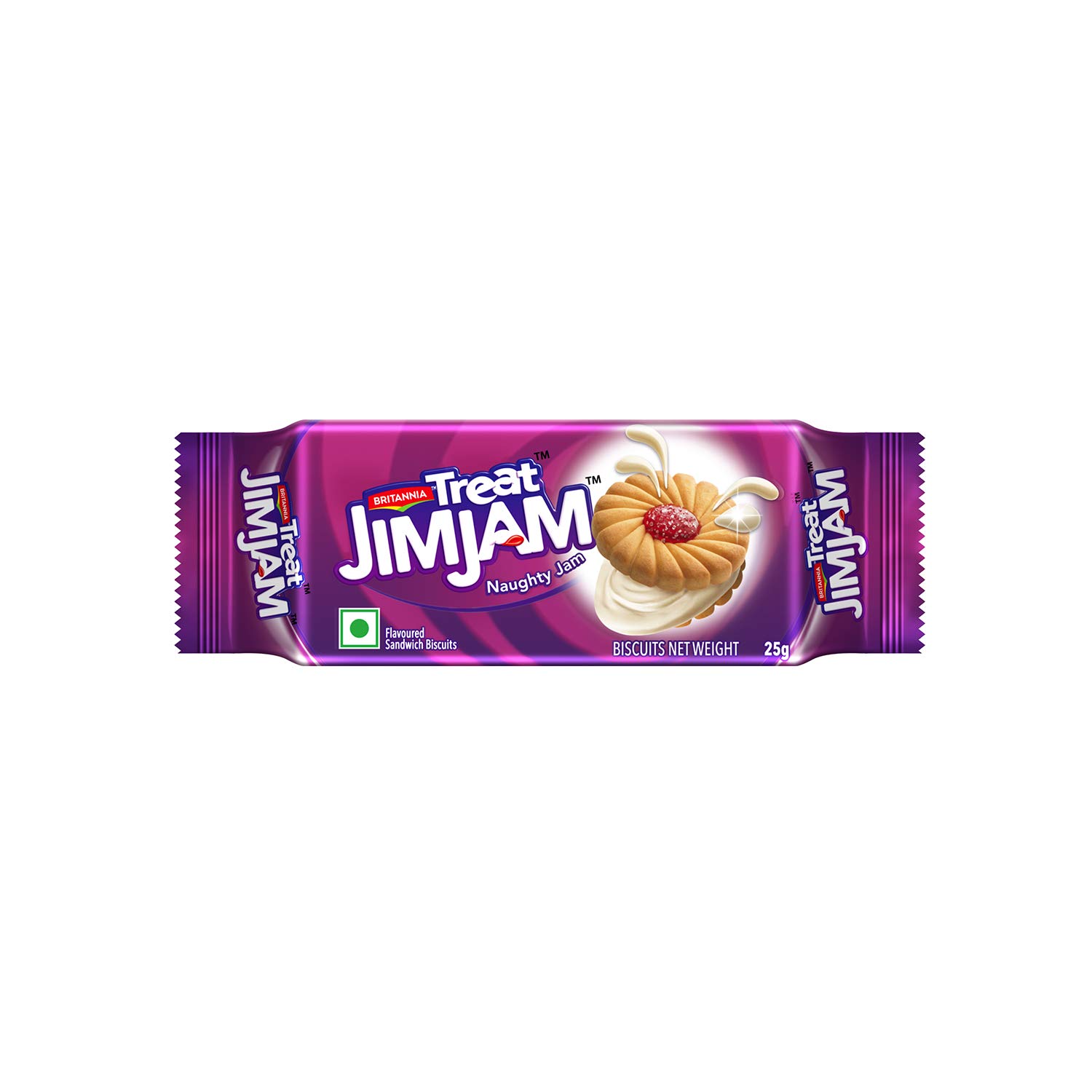 Britannia Treat Jim Jam Cream Biscuits - 23 g