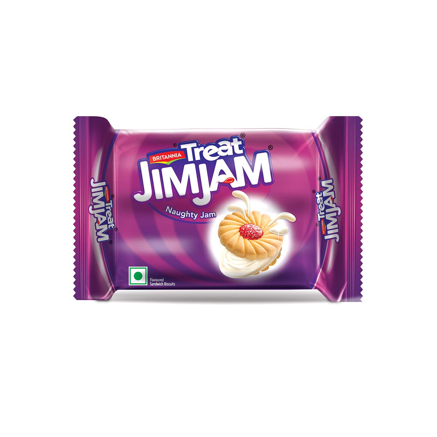 Britannia Treat Jim Jam Cream Biscuits - 138 g