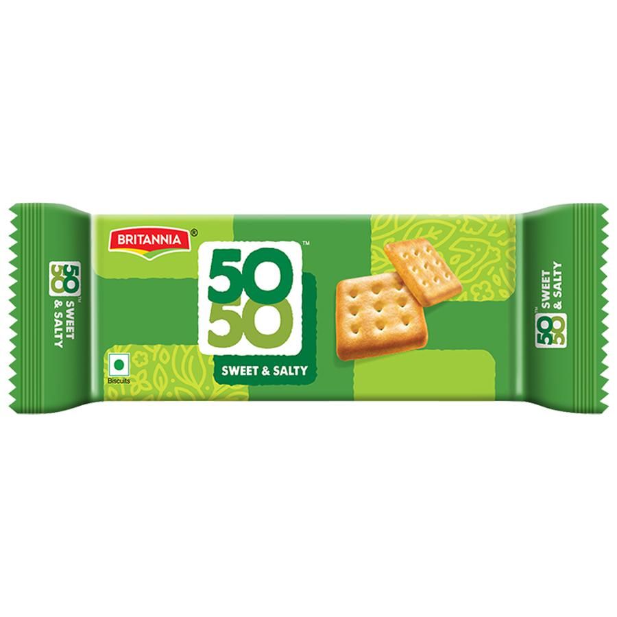Britannia 50 50 Sweet & Salty Biscuits - 69 g